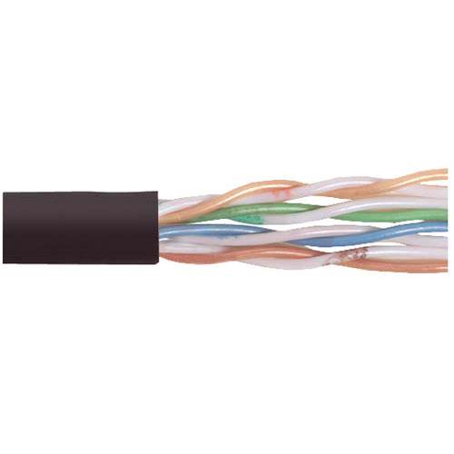 Picture of Category 5E UTP 24 AWG 4-Pair Stranded Black, 1KFT