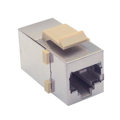 Picture of Cat 3 Coupler - Shielded RJ45 (8x8) Keystone Feed-thru