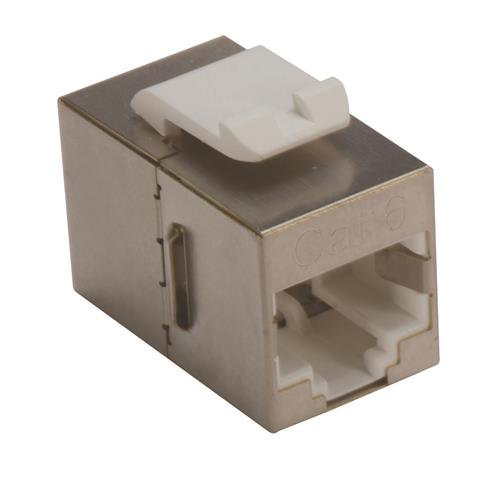Picture of Cat6 Mini Coupler - Shielded RJ45 (8x8) Keystone Feed-thru