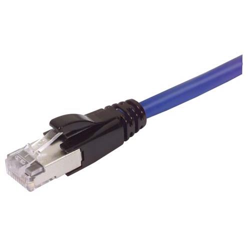 Picture of Premium Cat6a Cable, RJ45 / RJ45, Blue 2.0 ft