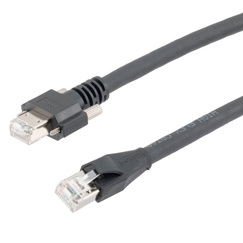 Picture of Category 6a GigE SF/UTP PVC High Flex Ethernet Assembly, GigE/RJ45, 4M