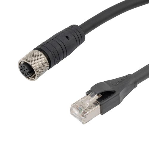 Connecteur M12 8 Broches Mâle étanche IP67 – Lot De 2 Pour Automation Industrielle
