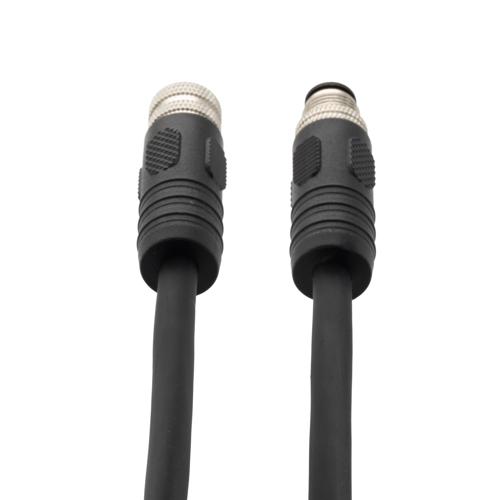 M12 4 Position IP67 T-Code DC Power Cable Assembly, 16AWG 63V 12A ...