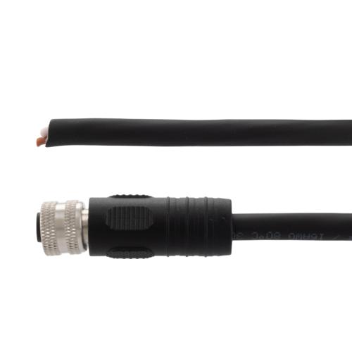 M12 4 Position IP67 T-Code DC Power Cable Assembly, 16AWG 63V 12A ...
