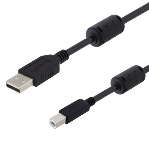Picture of LSZH USB Cable with Ferrites Type A-B 5M
