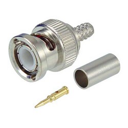 N Male Crimp On Plug Connector for LMR-195 RG-58 50 Ohm Low Loss RF Coaxial Cable Pack-5 