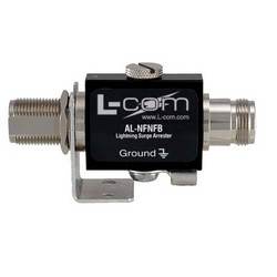 High Quality In-Line Coaxial Lightning Arrestor N Connectors F-F to 3 GHz