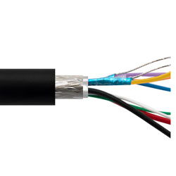 Cierto Carne de cordero Comandante USB Super Speed 3.1 Bulk Cable, 32/26AWG, UL 2725 VW-1 PVC Jacket, Black,  100FT