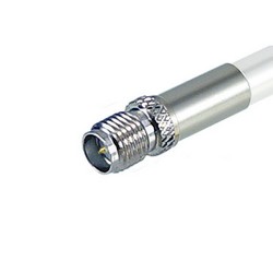 Picture of RP-SMA Jack to RP-TNC Plug, Pigtail 4 ft White 195-Series