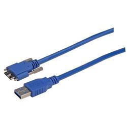 Picture of USB 2.0 Cable, Type Micro B/A with Thumbscrew Hardware 5.0M
