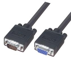 Picture of Standard Grade SVGA Cable, HD15 Male / Female, 3.0 ft