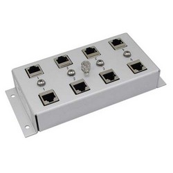 8 Port Full 8 Pin Cat6 RJ45 Ethernet Surge Protector – Fosco Connect