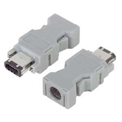 Picture of Type 1 (6 Position) IEEE 1394/Firewire Connector