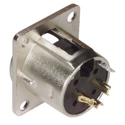 3 Pin XLR Connector, Male Right Angle - CON-XLR-MRA