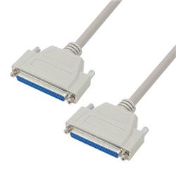L-COM CSMN9MM-10 EXTENSION CABLE,SUB 9 MOLDED SHIELDED,9 PIN MALE/MALE,10FT 