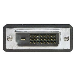 Picture of Plastic Armored DVI-D Dual Link DVI Cable Male / Male Right Angle, Bottom, 3.0 ft