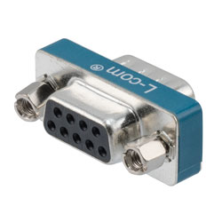 Picture of Slimline Null Modem Adapter, DB9 Male / Female
