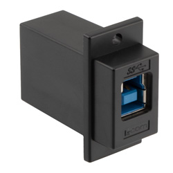 TYPE A TYPE B Black Box FMT1050 PANEL-MOUNT USB COUPLER 