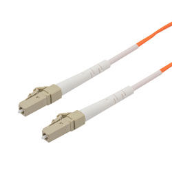 LC/LC 50/125 Multimode Simplex Fiber Patch Cable, LSZH, OM2, 5 Meter
