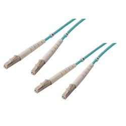 Picture of OM3 50/125, 10 Gig Multimode Fiber Cable, Dual LC / Dual LC, 5.0m