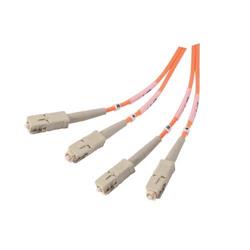 Picture of OM2 50/125, Multimode Fiber Optic Cable, Dual SC / Dual SC, 1.0m