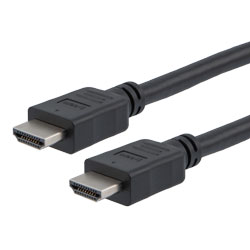 Premium Ultra High Speed HDMI Supporting and 48Gbps, Male-Plug to Male-Plug, PVC Black,