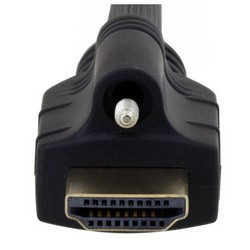 2m6ft HDMI Cable with Locking Screw 4K - HDMI®-kablar & HDMI-adaptrar