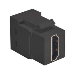 Picture of HDMI Feed Through Keystone Coupler, Black