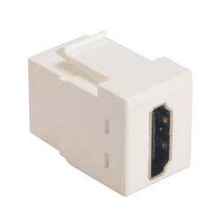Picture of HDMI Feed Through Keystone Coupler, White
