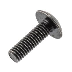 #10-32 Phillips Pan Head Machine Screws - Black Oxide Steel, Fine Thread (SAE)