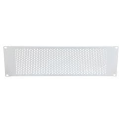 19 Perf Blank Panel 3U RAL9003 Signal White