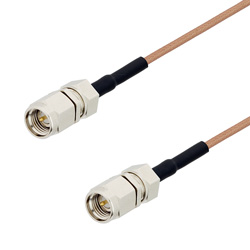 ponerse nervioso servidor Subvención SMA Male to SMA Male Cable Assembly using RG178 Coax, 2 FT