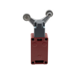 Picture of High Temperature Dual Circuit Vertical Limit Switch, Forked Roller Lever R38mm, Rated for 10A @250 VAC