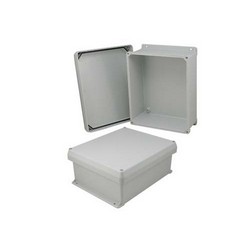 Picture of 12x10x5 Inch UL® Listed Weatherproof Industrial NEMA 4X Enclosure Only with Corner Screws