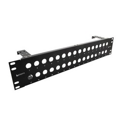 Picture of 3.50" Panel (Black), 32 0.5" D-Holes W/ Cable Minder