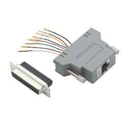 Picture of Shielded Modular Adapter, DB25 Female / RJ45 (8x8) Jack