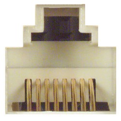 Picture of Shielded Modular Adapter, DB25 Male / RJ45 (8x8) Jack