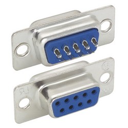 Solder Cup D-Sub Connector, DB9 Female - SD9S