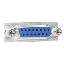 DB15 Male D-Sub connector w/ Two Piece Backshells Hoods 3 Row 