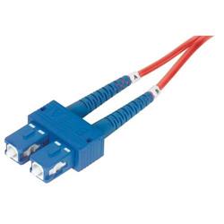 Picture of 9/125, Single Mode Fiber Cable, Dual SC / Dual SC, Red 4.0m