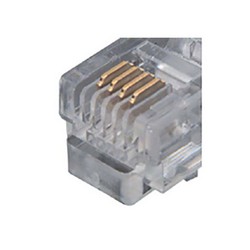 Picture of Modular Plug, Handset (4x4), Pkg/100