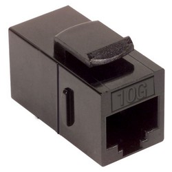Picture of Cat6a Coupler - Unshielded RJ45 (8x8) Keystone Feed-thru