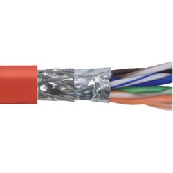 Picture of Category 6 SF/UTP LSZH 26 AWG 4-Pair Stranded Conductor Red, 1KFT