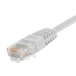 Picture of Category 5E Flat Patch Cable, RJ45 / RJ45, White, 100.0 ft