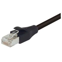 Picture of Industrial Grade Category 5E Double Shielded LSZH Patch Cord, Black 25.0 ft