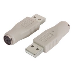 USB Type A Male Mini Din 6 Female UAD018MF