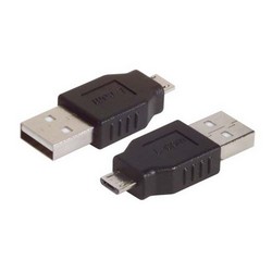 USB Adapter, Micro B / Standard A Male -