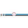 Picture of PROFIBUS Process FIELDBUS Bulk Cable, 1 Pair 100 Ohm, 18AWG Solid 300V, SF/UTP, UL CMG PLTC UV OIL RES PVC, Black, 100FT