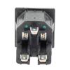 Picture of Twin-Fused IEC Inlet, Snap-Fit, Panel Mount, C14 Connector, 4.8 mm Tab Termination, 5mm x 20mm Fuse, 2 mm Panel Thickness