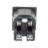 Picture of Twin-Fused IEC Inlet, Snap-Fit, Panel Mount, C14 Connector, 6.3 mm Tab Termination, 5mm x 20mm Fuse, 3 mm Panel Thickness